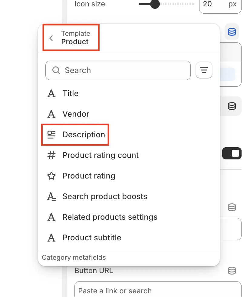 Product description