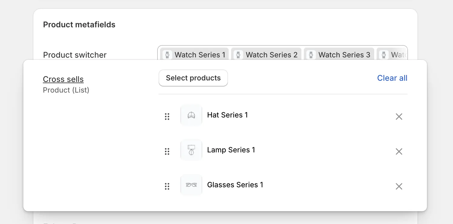 Select products
